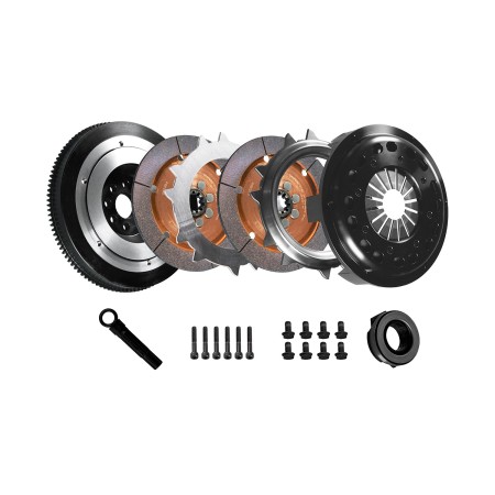 DKM MR-006-005 Kit frizione rinforzata per BMW Serie 3 E36  3.0 M3 1994-1995 - DKM MR (Doppio disco in ceramica da 184MM - senza