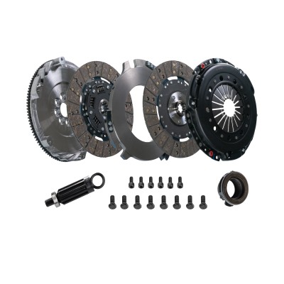 DKM MS-006-005 Kit frizione rinforzata per BMW Serie 3 E36  2.5 323i 1990-1999 - DKM MS (Doppio disco organico compreso di volan