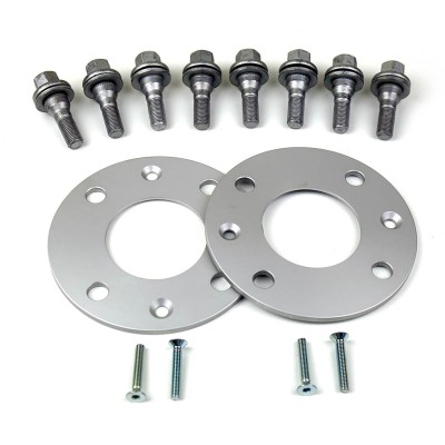 Coppia distanziali da 5mm CON bullone a sede piatta CON rondella integrata imperdibile adatto a cerchi Originali per CITROEN Ber