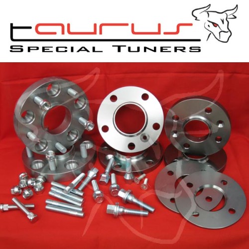 Coppia distanziali ANODIZZATI NERI da 12mm CON bullone conico adatto a cerchi Originali per BMW Serie 6 E64 04/2004 - 12/2010