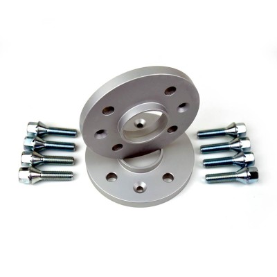 Coppia distanziali da 12mm CON bullone conico adatto a cerchi Aftermarket per CITROEN C4 Cactus 08/2014 -
