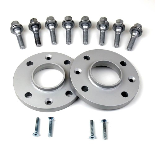 Coppia distanziali da 12mm CON bullone a sede piatta CON rondella integrata imperdibile adatto a cerchi Originali per PEUGEOT Pa