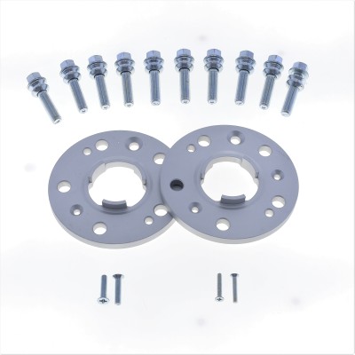 Coppia distanziali da 12mm CON bullone sferico adatto a cerchi Originali per PORSCHE Cayenne 955 /957 Type 9PA 09/2002 - 12/2010