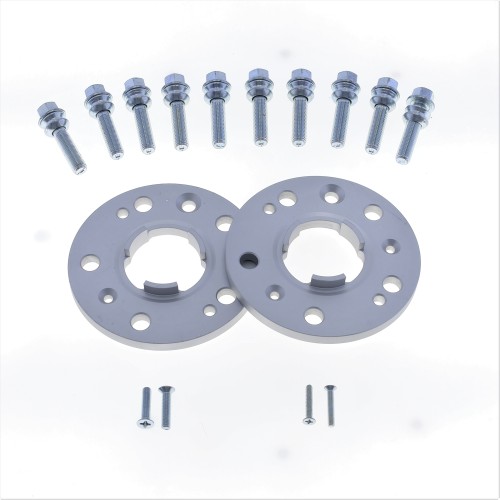 Coppia distanziali da 12mm CON bullone sferico adatto a cerchi Originali per PORSCHE Cayenne 955 /957 Type 9PA 09/2002 - 12/2010