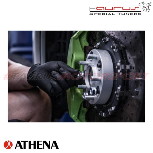 Coppia distanziali ANODIZZATI NERI da 16mm CON bullone conico adatto a cerchi Aftermarket per AUDI TT Type 8S / 8J 01/2015 -