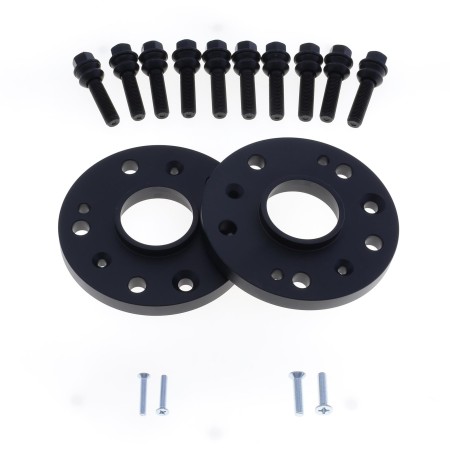 Coppia distanziali ANODIZZATI NERI da 16mm CON bullone sferico adatto a cerchi Originali per PORSCHE Carrera Type GT 07/2003 -