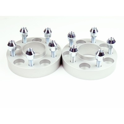 Coppia distanziali da 30mm a doppia bulloneria CON colonnetta premontata e dado adatto a cerchi Originali per MITSUBISHI Outland