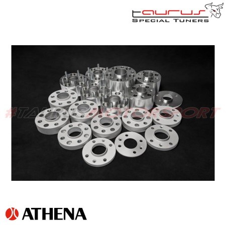 Coppia distanziali da 25mm a doppia bulloneria CON colonnetta premontata e dado adatto a cerchi Originali per LEXUS GS 430 Type 