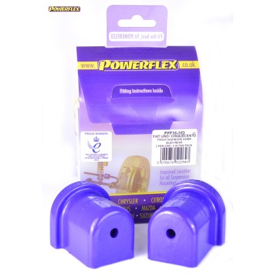 Posiz. n°2 - Qt. 2 - Powerflex per Fiat Cinquecento / Seicento  - PFF16-103 Boccola interna posteriore braccio oscillante anteri