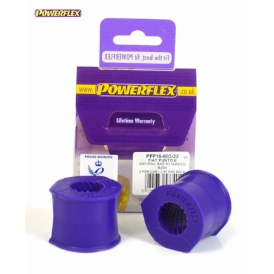 Posiz. n°3 - Qt. 2 - Powerflex per Lancia Delta 1.4-2.0 (1993-1999)  - PFF16-603-22 Boccola da barra stabilizzatrice anteriore a