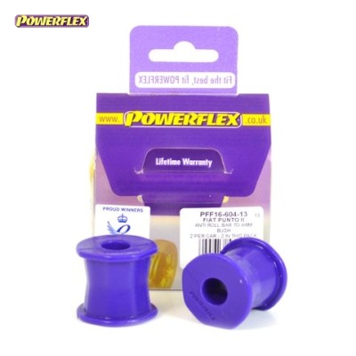 Posiz. n°4 - Qt. 2 - Powerflex per Fiat Punto Mk2 (1999 - 2005)  - PFF16-604-13 Boccola da barra stabilizzatrice anteriore a bra