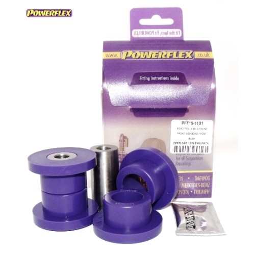 Posiz. n°1 - Qt. 2 - Powerflex per Ford Fiesta Mk6 incl. ST (2002-2008)  - PFF19-1101 Boccola anteriore inferiore braccio oscill