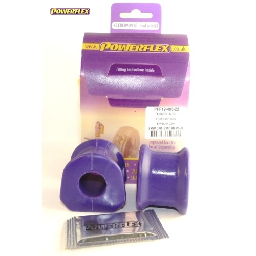 Posiz. n°3 - Qt. 2 - Powerflex per Ford Escort Mk3 & 4 incl. XR3i/RS1600i  - PFF19-406-22 Boccola barra stabilizzatrice anterior