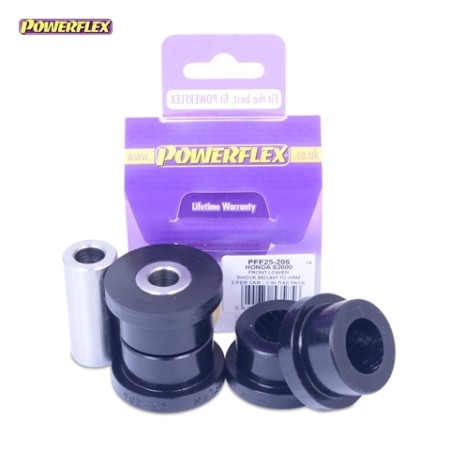Posiz. n°6 - Qt. 2 - Powerflex per Honda S2000 (1999-2009)  - PFF25-206 Boccola supporto ammortizzatore anteriore