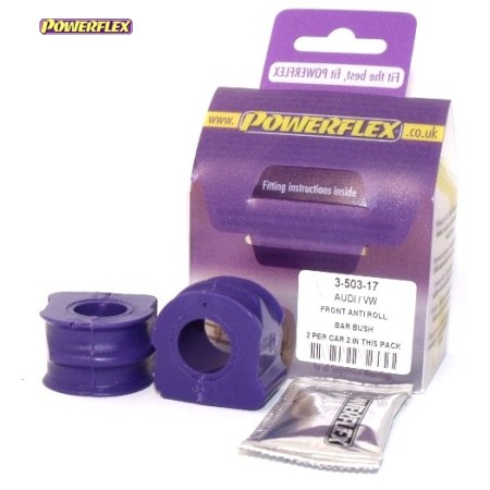 Posiz. n°3 - Qt. 2 - Powerflex per Audi TT / TTS / TTRS TT 8N Quattro 4WD (1999-2006) - PFF3-503-17 Boccola barra stabilizzatric