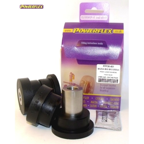 Posiz. n°1 - Qt. 2 - Powerflex per Mazda RX-8 (2003-2012)  - PFF36-401 Boccola anteriore braccio oscillante anteriore inferiore