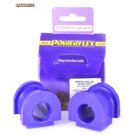 Posiz. n°4 - Qt. 2 - Powerflex per Rover 45 (1999-2005)  - PFF42-503-24 Boccola barra stabilizzatrice anteriore 24mm