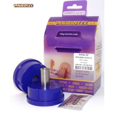 Posiz. n°6 - Qt. 1 - Powerflex per Mitsubishi Lancer Evolution IV, V & VI RS/GSR (1996 - 2001)  - PFF44-107 Boccola inferiore di