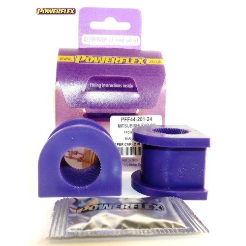 Posiz. n°3 - Qt. 2 - Powerflex per Mitsubishi Lancer Evolution VII, VIII & IX incl. 260 (2001 - 2007)  - PFF44-201-24 Boccola ba
