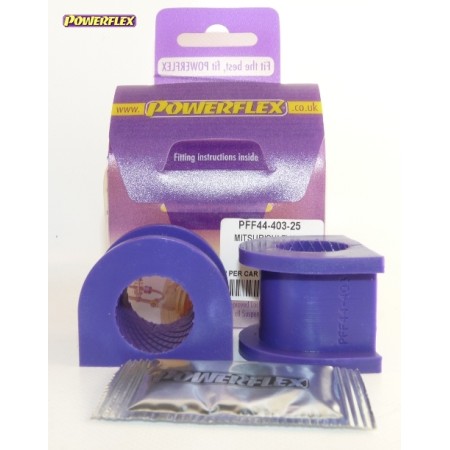 Posiz. n°3 - Qt. 2 - Powerflex per Mitsubishi Lancer Evolution X CZ4A (10/07 - 05/16)  - PFF44-403-25 Boccola da barra stabilizz