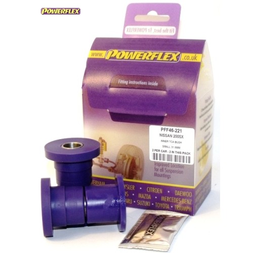 Posiz. n°1 - Qt. 2 - Powerflex per Nissan 200SX - S13, S14, & S15  - PFF46-221 Boccola interna braccio di controllo anteriore