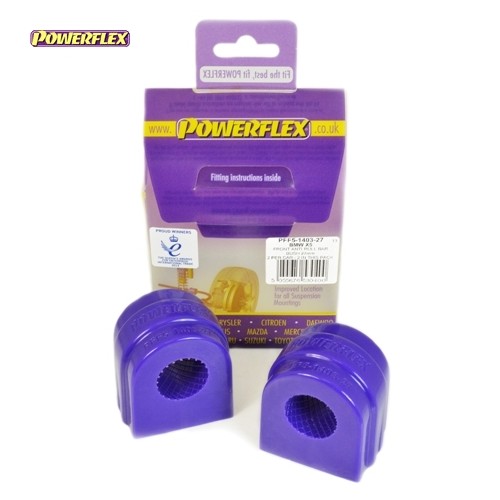 Posiz. n°3 - Qt. 2 - Powerflex per BMW Serie X X5 E70 (2006-2013) - PFF5-1403-27 Boccola barra stabilizzatrice anteriore 27mm