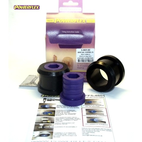 Posiz. n°1 - Qt. 2 - Powerflex per BMW Serie Z Z4 E85 & E86 (2003-2009) - PFF5-4601-60 Boccola posteriore braccio oscillante ant