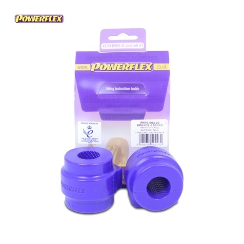 Posiz. n°3 - Qt. 2 - Powerflex per BMW Serie 5 E39 da 535 a 540 & M5 (1996 - 2004) - PFF5-503-24 Boccola barra stabilizzatrice a