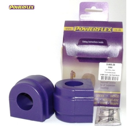 Posiz. n°3 - Qt. 2 - Powerflex per BMW Serie X X5 E53 (1999-2006) - PFF5-905-29 Front Anti Roll Bar To Chassis 29mm