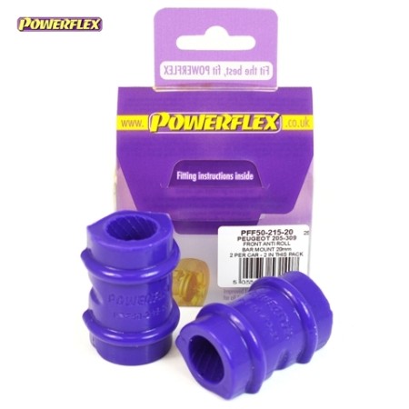 Posiz. n°3 - Qt. 2 - Powerflex per Peugeot 205 GTi & 309 GTi  - PFF50-215-20 Boccola barra stabilizzatrice 20mm
