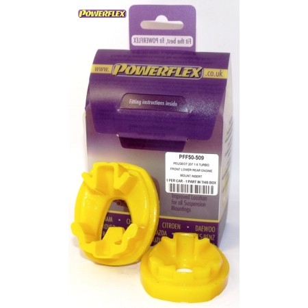 Posiz. n°4 - Qt. 1 - Powerflex per Peugeot 207 (2006 - 2014)  - PFF50-509 Boccola supporto motore inferiore posteriore