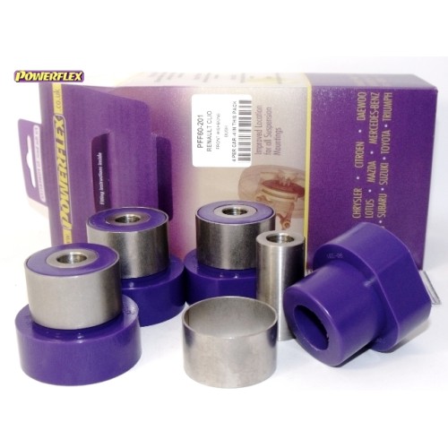 Posiz. n°1 - Qt. 4 - Powerflex per Renault Clio I incl. 16v & Williams (1990-1998)  - PFF60-201 Boccola braccio oscillante anter