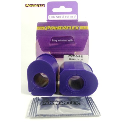 Posiz. n°2 - Qt. 2 - Powerflex per Renault Clio I incl. 16v & Williams (1990-1998)  - PFF60-202-20 Boccola barra stabilizzatrice