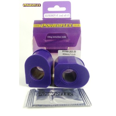 Posiz. n°2 - Qt. 2 - Powerflex per Renault Twingo II (2007-2014)  - PFF60-202-20 Boccola barra stabilizzatrice anteriore a telai