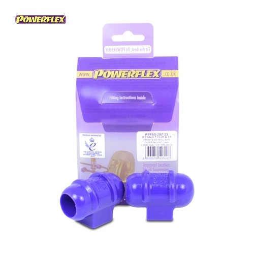 Posiz. n°3 - Qt. 2 - Powerflex per Renault Clio I incl. 16v & Williams (1990-1998)  - PFF60-207-23 Boccola esterna barra stabili