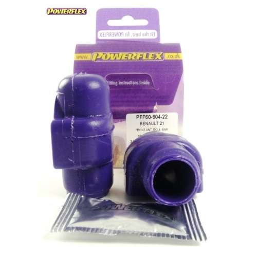 Posiz. n°4 - Qt. 2 - Powerflex per Renault 21 incl. Turbo (1986-1994)  - PFF60-604-22 Boccola da barra stabilizzatrice anteriore