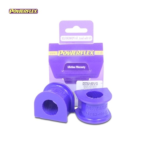 Posiz. n°4 - Qt. 2 - Powerflex per Rover 200 (1995-1999), 25 (1999-2005)  - PFF63-404-25 Boccola barra stabilizzatrice anteriore