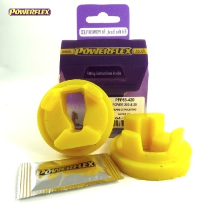 Posiz. n°10 - Qt. 1 - Powerflex per Rover 200 (1995-1999), 25 (1999-2005)  - PFF63-420 Boccola inserto scatola cambio (kit)