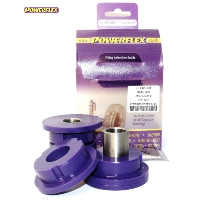 Posiz. n°1 - Qt. 2 - Powerflex per Saab 9000 (1985-1998)  - PFF66-101 Boccola posteriore braccio oscillante anteriore