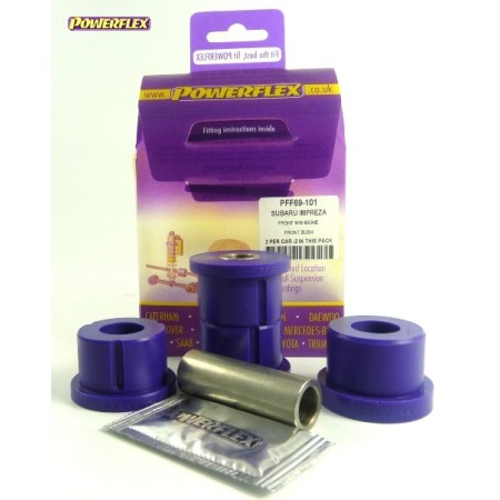 Posiz. n°1 - Qt. 2 - Powerflex per Subaru Forester SF (1997 - 2002)  - PFF69-101 Boccola anteriore braccio oscillante anteriore