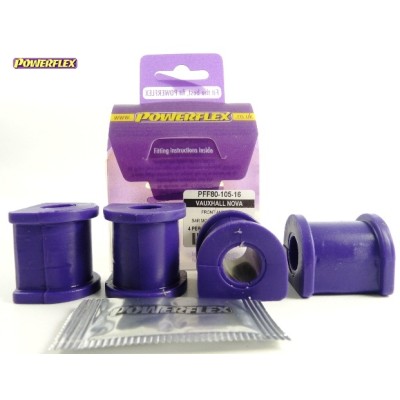 Posiz. n°3 - Qt. 4 - Powerflex per Opel Corsa A (1983-1993)  - PFF80-105-16 Boccola barra stabilizzatrice anteriore