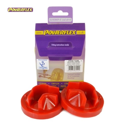 Posiz. n°20 - Qt. 1 - Powerflex per Opel Astra H (2004-2010)  - PFF80-1324R Boccola supporto motore anteriore inferiore (Diesel)