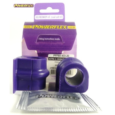 Posiz. n°3 - Qt. 2 - Powerflex per Opel Calibra 2wd (1989-1997)  - PFF80-403-20 Boccola barra stabilizzatrice anteriore 20mm