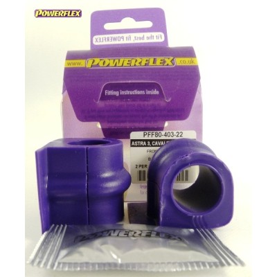 Posiz. n°3 - Qt. 2 - Powerflex per Opel Calibra 2wd (1989-1997)  - PFF80-403-22 Boccola barra stabilizzatrice anteriore 22mm