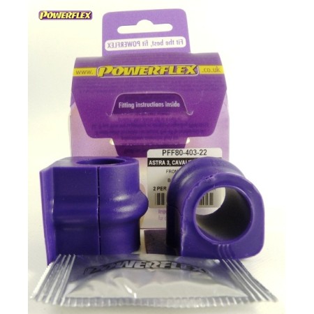 Posiz. n°3 - Qt. 2 - Powerflex per Opel Calibra 2wd (1989-1997)  - PFF80-403-22 Boccola barra stabilizzatrice anteriore 22mm