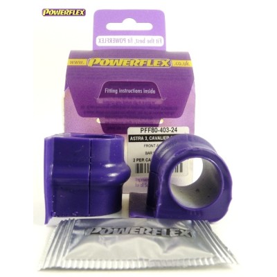 Posiz. n°3 - Qt. 2 - Powerflex per Opel Calibra 2wd (1989-1997)  - PFF80-403-24 Boccola barra stabilizzatrice anteriore 24mm