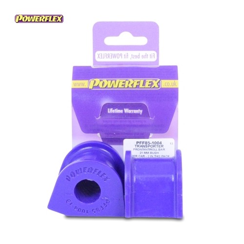 Posiz. n°4 - Qt. 2 - Powerflex per Volkswagen Transporter T25/T3 Type 2.1 Benzina (1979 - 1992) - PFF85-1004-19 Boccola da barra