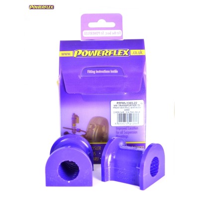 Posiz. n°3 - Qt. 2 - Powerflex per Volkswagen Transporter T5 inc. 4Motion (2003-2015) - PFF85-1303-22 Boccola barra stabilizzatr