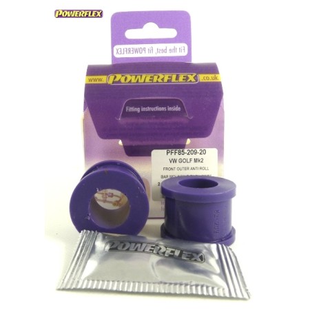 Posiz. n°5 - Qt. 2 - Powerflex per Volkswagen Caddy Mk2 9K (1997-2003)  - PFF85-209-20 Boccola giunto sferico barra stabilizzatr