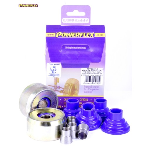 Posiz. n°2 - Qt. 2 - Powerflex per Audi A3 / S3 / RS3  A3 8L 2WD (1996-2003) - PFF85-414 Boccola posteriore braccio oscillante a